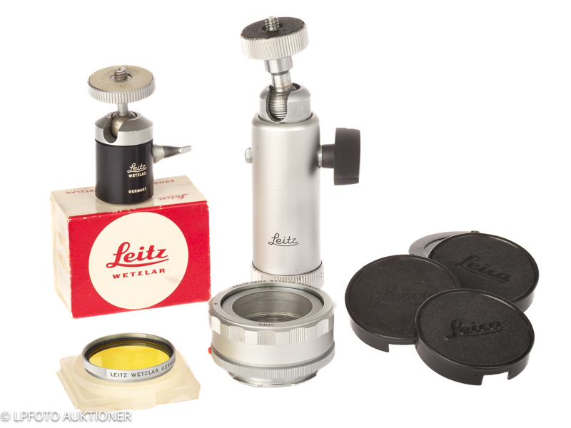 Lot with Leica accessories