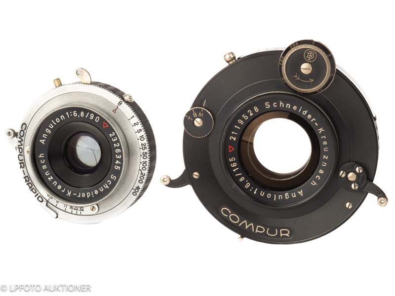 Lot with two Angulon lenses