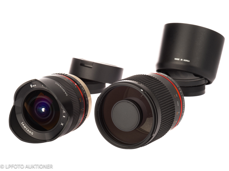 Lot with 2 Samyang lenses