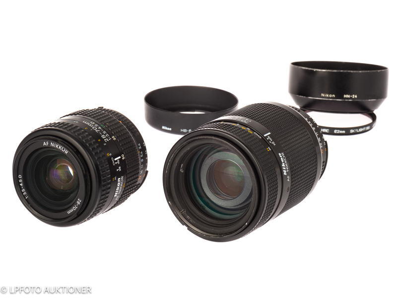 Lot with two AF Nikon lenses