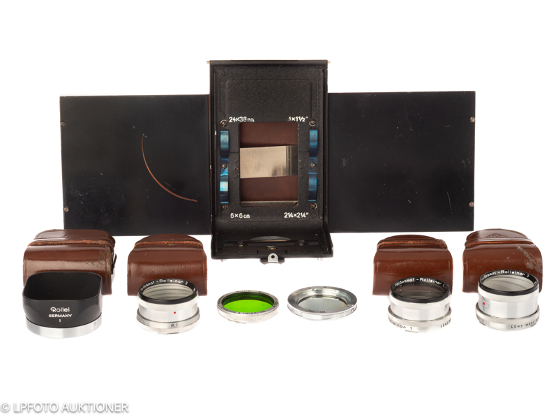 Lot with Rollei accessories