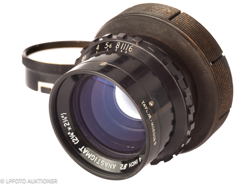 TTH Taylor Hobson 4 inch f:2 Anastigmat aerial lens No.629343