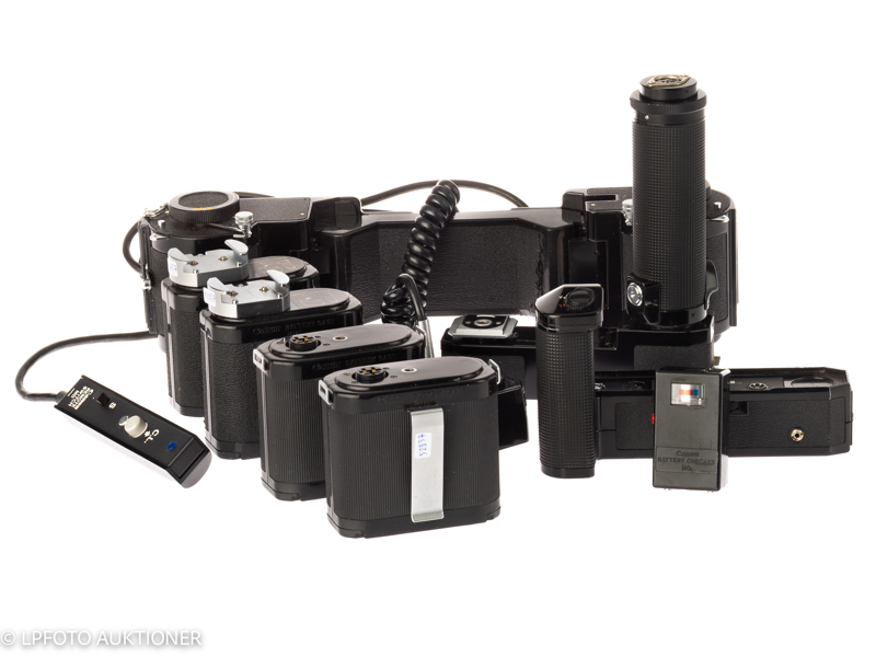 Lot with Canon F-1 Accessories
