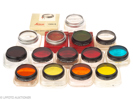 Lot with 13 Leitz 36mm clamp on filters