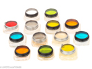 Lot with 13 Leitz 36mm clamp on filters