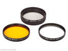 Lot with three Leica E60 filters