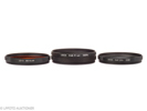 Lot with three Leica E60 filters