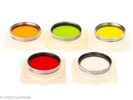 Lot with five Leica E39 filters