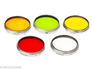 Lot with five Leica E39 filters