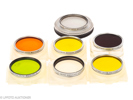 Lot with seven E42 Leica filters