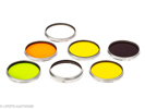 Lot with seven E42 Leica filters