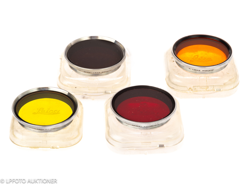 Lot with four Summitar filters