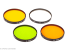 Lot with four Series VII Leica filters