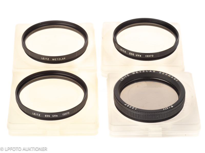 Lot with four E55 Leica filters