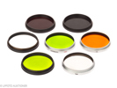 Lot with seven E48 Leica filters