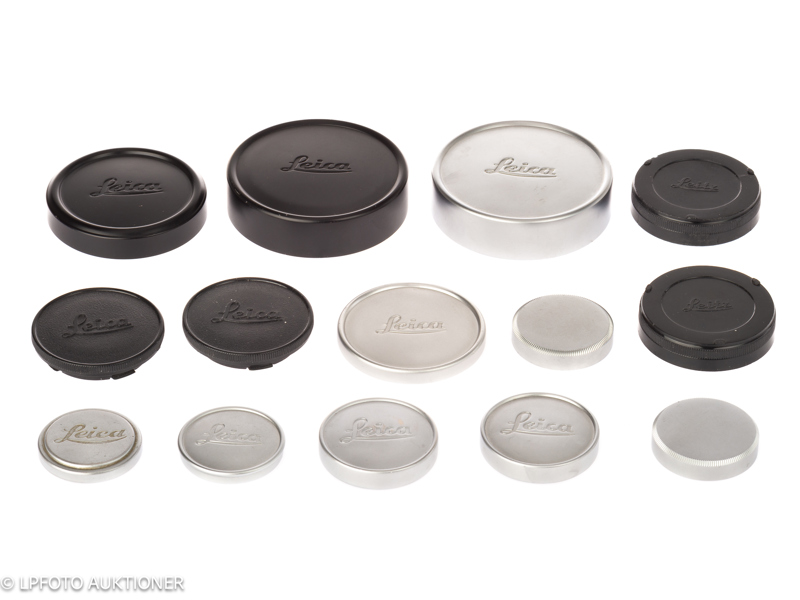 Lot with Leica caps