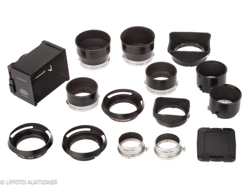 Lot with Leica lens hoods