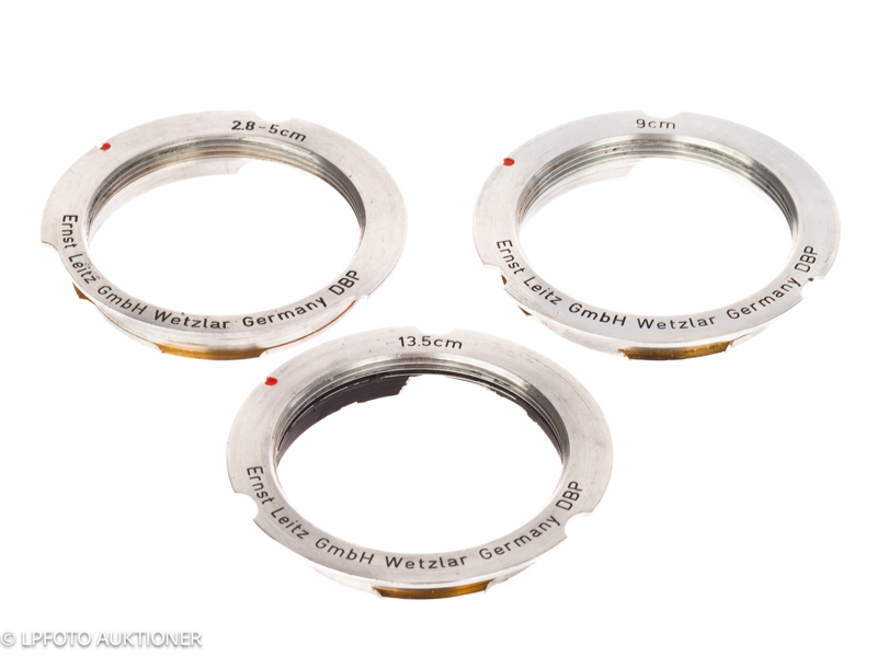 Lot with three Leica adapters
