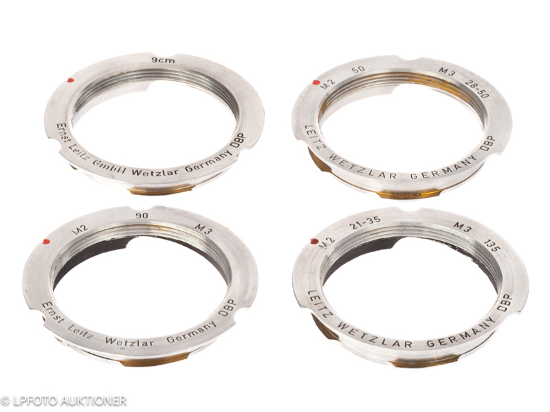 Lot with four Leica adapters