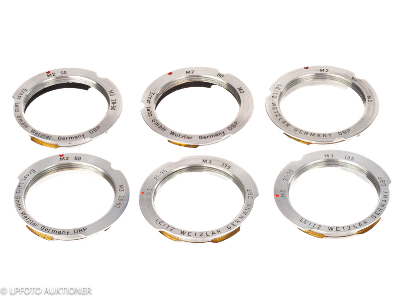 Lot with six Leica adapters