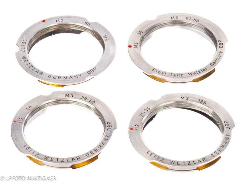 Lot with four Leica adapters