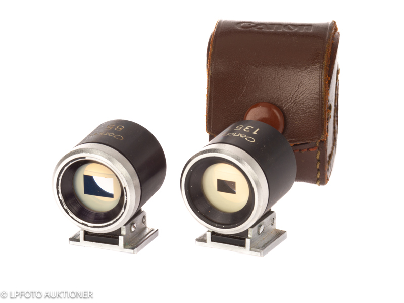 Lot with two Canon bright-line finders