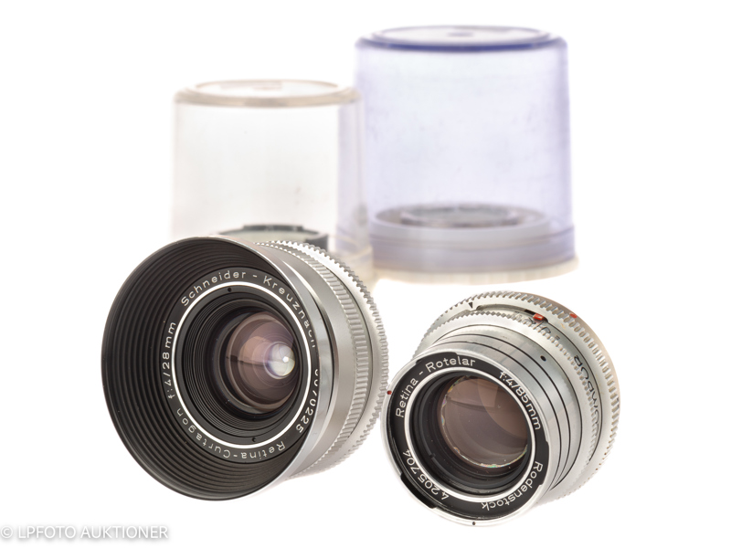 Lot with two lenses for Kodak Retina Reflex