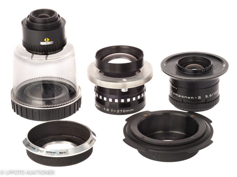 Lot with 3 enlarger lenses