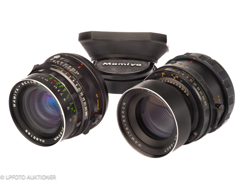 Lot with Mamiya RB67 lenses