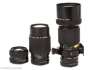 Lot with 3 Canon FD Lenses