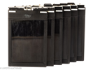 Lot with six 5x7 film holders