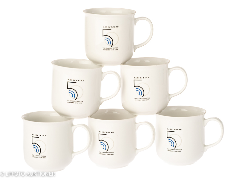 Lot with six commemorative Hasselblad Cups