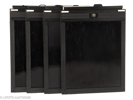 Lot with four 18x24cm cut film holders