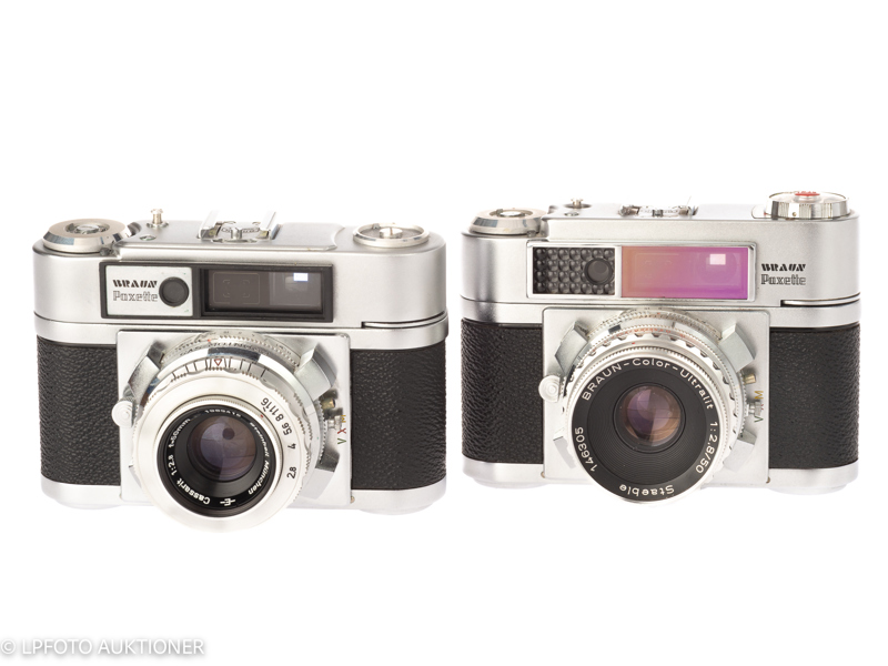 Lot with 2 Braun Paxette