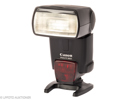 Lot with Canon Speedlite 580EX No.373568 and two extenders
