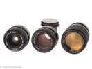 Lot with 3 Canon FD Lenses