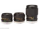 Lot with 3 Canon FD Lenses