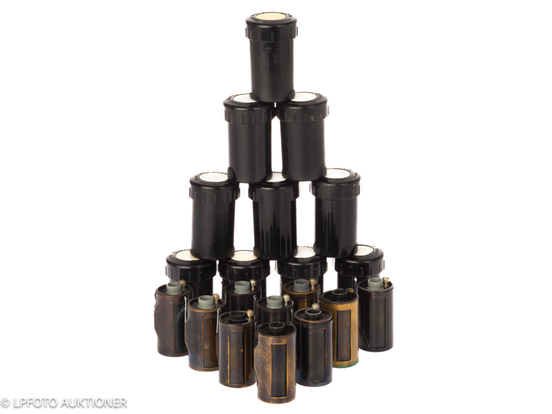 Lot with 10 Leitz cassettes