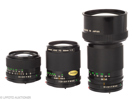 Lot with 3 Canon FD lenses