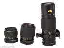Lot with 3 macro lenses for Canon FD
