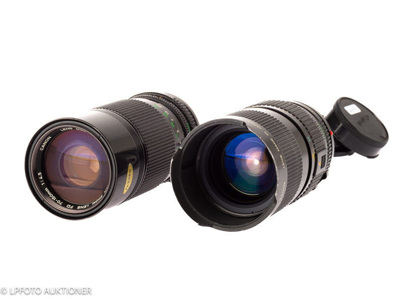 Lot with 2 Canon FDn lenses