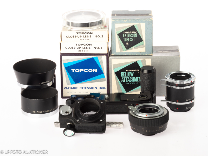 Lot with Topcon RE Accessories