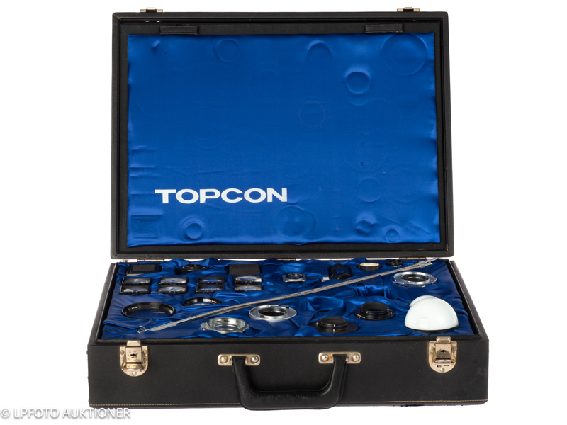 Topcon salesman sample case with accessories