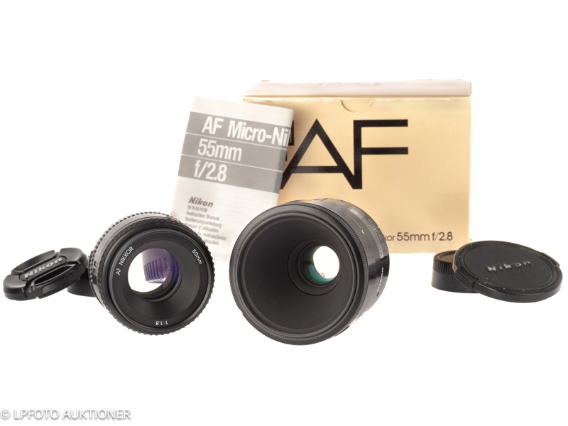 Lot with two Nikon AF-lenses