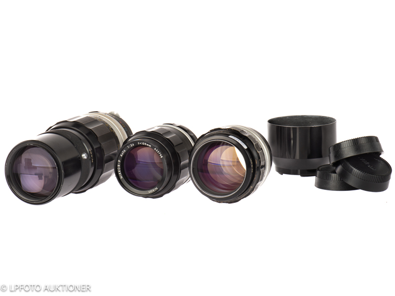 Lot with 3 Nikon lenses