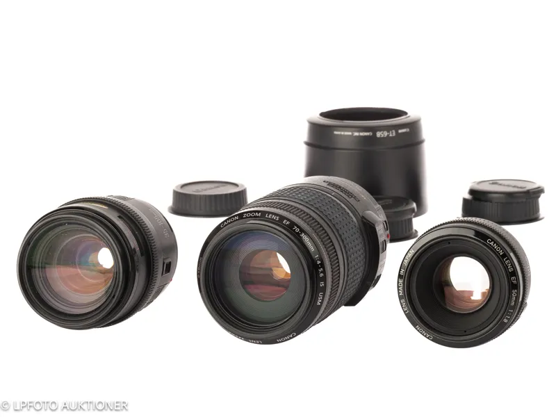 Lot with 3 Canon EF lenses