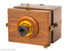 Wooden 5x7 inch sliding box camera