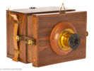 Wooden 5x7 inch sliding box camera