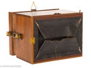 Wooden 5x7 inch sliding box camera
