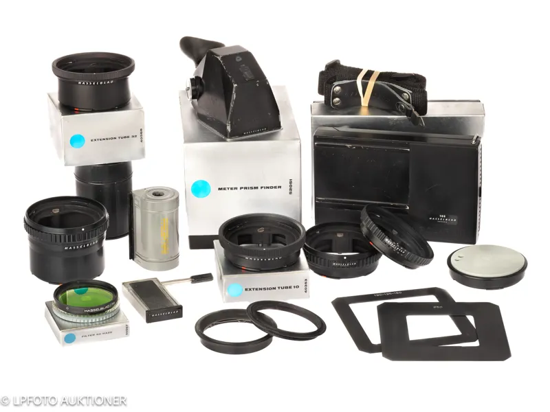 Lot with Hasselblad accessories
